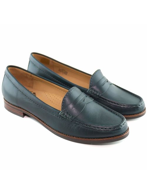 Driver Club USA Women's Genuine Leather Made in Brazil Greenwich Loafer