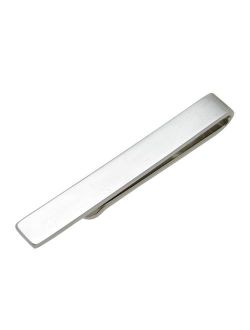 Modern Elements Mens Skinny Tie Clip Bar Metallic Finish - Firm Hold Sleek Design and Perfect for Slim Ties
