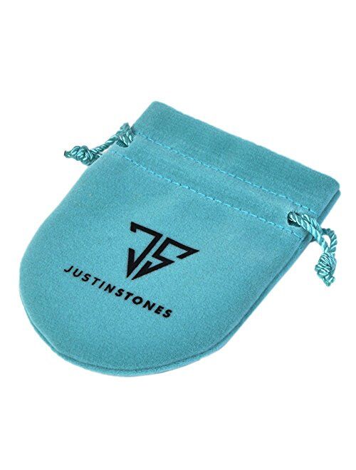 Justinstones 8mm Round Beads Stretch Bracelet 7 Inch Unisex