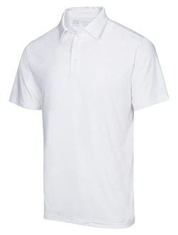 Golf Shirts for Men - Dry Fit Short-Sleeve Polo, Athletic Casual Collared T-Shirt