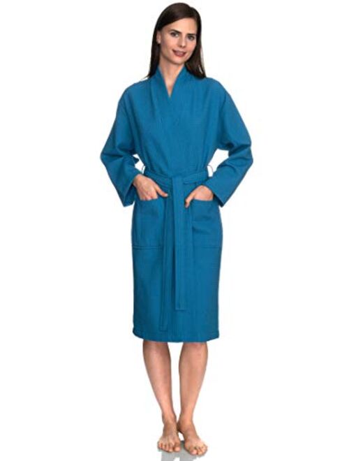 TowelSelections Women's Robe, Kimono Waffle Spa Bathrobe