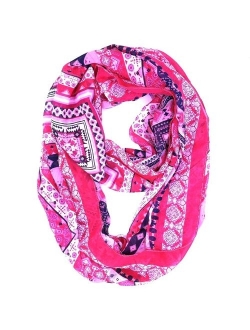 Tapp CollectionsTM Premium Soft Multicolor Sheer Infinity Scarf