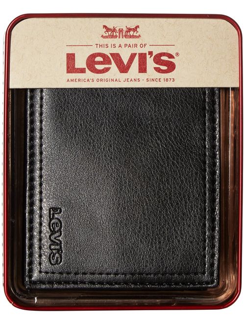 Levi's Men's Rfid Security Blocking Traveler Wallet