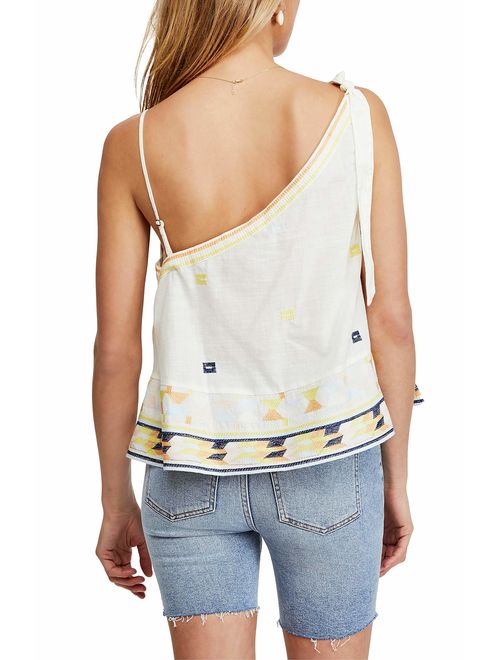 Free People Womens Bali Babe One Shoulder Tank Top