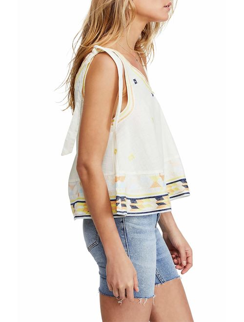 Free People Womens Bali Babe One Shoulder Tank Top