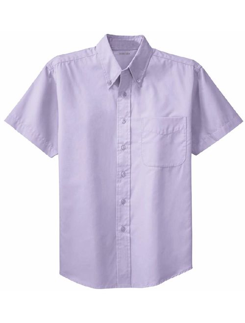 Buy Joe's USA Men's Short Sleeve Wrinkle Resistant Easy Care Shirts in ...