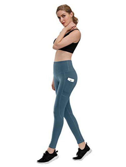Buy LifeSky High Waist Yoga Pants Workout Leggings for Women with ...