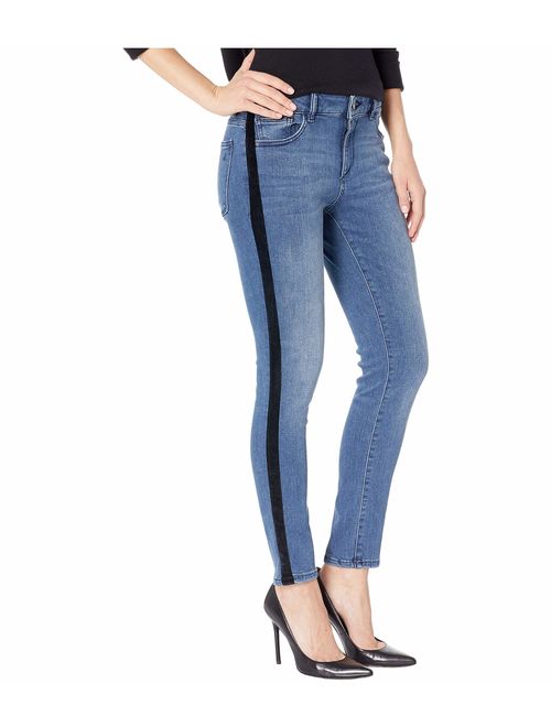 DL1961 Women's Florence Ankle Mid Rise Instasculpt Skinny Fit Jeans