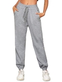 Buy SweatyRocks Women's Drawstring Waist Striped Side Jogger Sweatpants ...