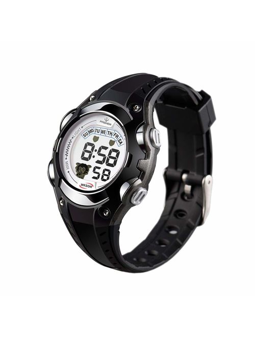 Kids Watches Digital Sport Watches Boys Girls Watches Waterproof Outdoor Children Electronic Wrist Watches with Alarm Stopwatch Toddler Digital Watch LED Lights for 3-12 