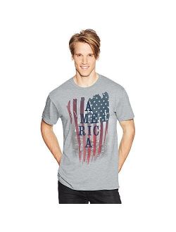 Men's Cotton Solid Graphic T-Shirt - Americana Collection