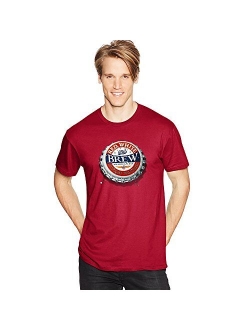 Men's Cotton Solid Graphic T-Shirt - Americana Collection