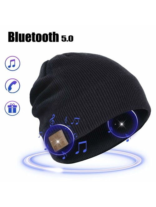 MORETEK Bluetooth Beanie Hat Gifts for Men Women