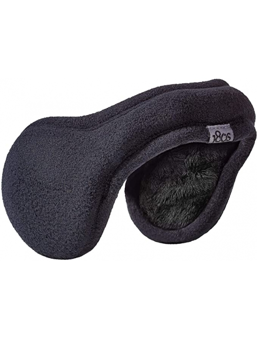 180s Women's Ear Warmer Adjustable Behind The Head Ultra Soft Faux fur Plush Fleece Ear Muff