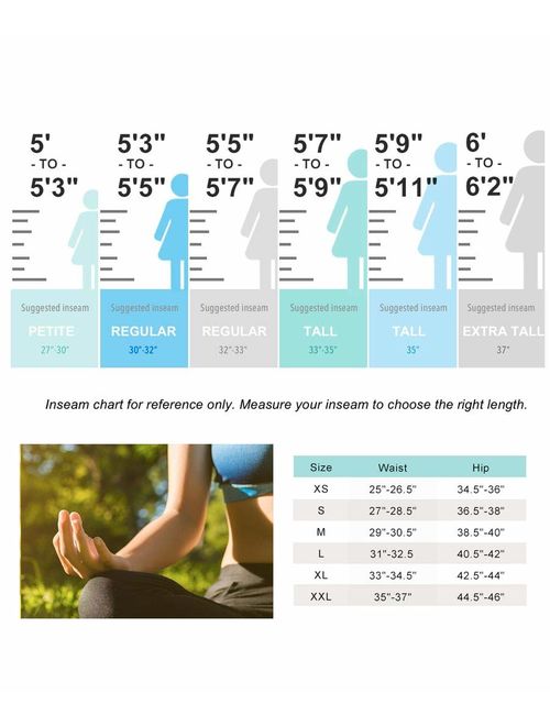 Yogipace Women's Bootcut Yoga Pants Long Workout Pants