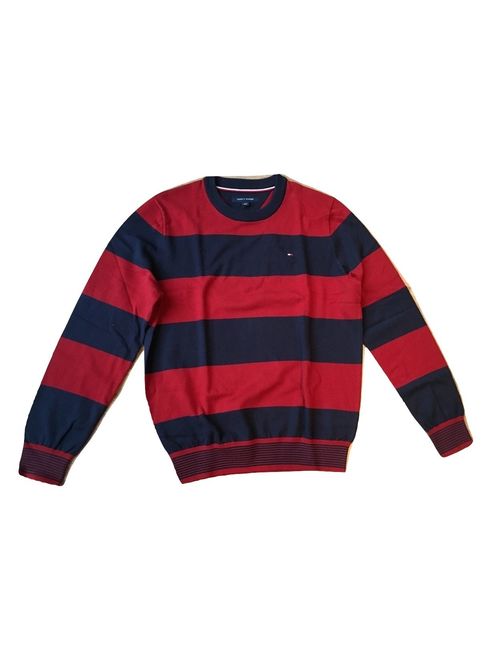 Tommy Hilfiger Men's Striped Crewneck Sweater