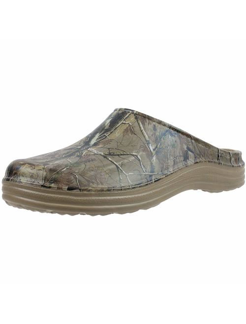 Realtree Camo Mens Lined Clog with Sherpa Lining