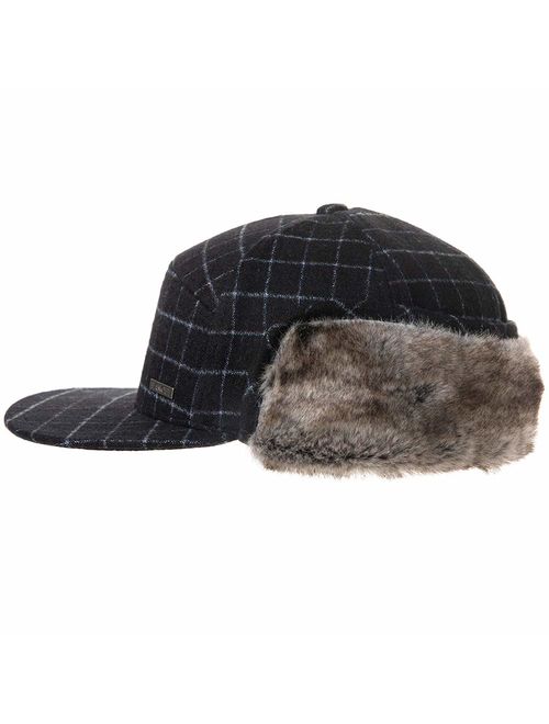 Comhats Wool Baseball Cap Men Fur Hunting Trapper Dad Hats Sports Earflap Unisex M L XL