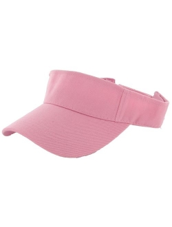 DealStock Plain Men Women Sport Sun Visor One Size Adjustable Cap (29+ Colors)