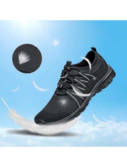 Belilent Sneakers Women Walking Shoes Comfortable Lightweight Work Casual Workout Shoes for Indoor Outdoor Gym Travel