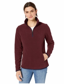 Women's Quarter-Zip Polar Fleece Pullover Jacket