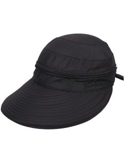 Simplicity Women's UPF 50+ UV Sun Protective Convertible Beach Visor Hat