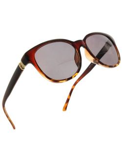Fiore Cateye Bifocal Reading Sunglasses Readers for Women with Designer Style