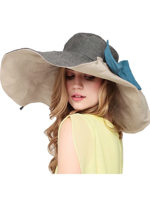 MaitoseTM Women's UV Sun Protection Beach Wide Brim Fishing Hat