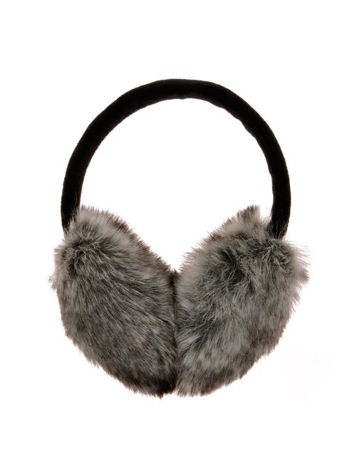 ZLYC Womens Girls Winter Fashion Adjustable Faux Fur EarMuffs Ear Warmers