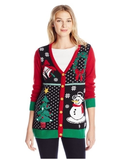 Ugly Christmas Sweater Company Women's Assorted Xmas Cardigan Sweaters