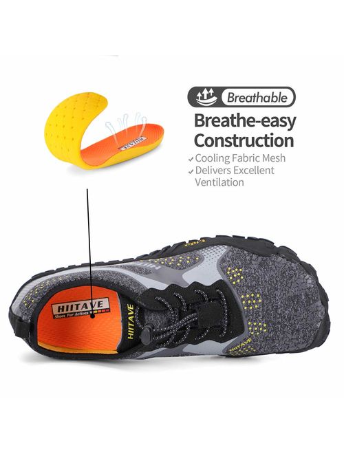 ALEADER hiitave Unisex Minimalist Trail Barefoot Runners Cross Trainers Hiking Shoes