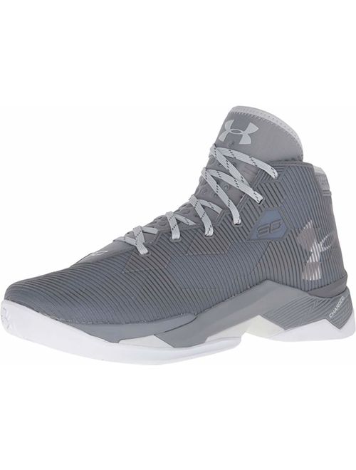 Under Armour Men's Curry 2.5 Basketball Shoe, Graphite/Steel, 16 D(M) US