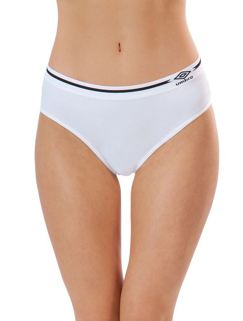 Umbro Women's Seamless Bikini Panties 3 Pack Assorted