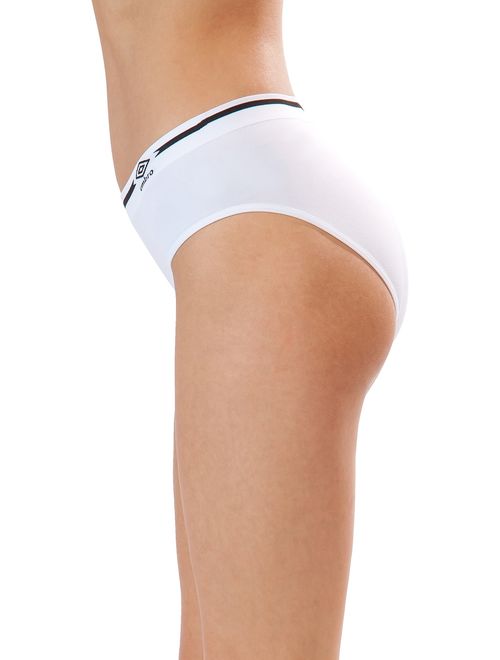 Umbro Women's Seamless Bikini Panties 3 Pack Assorted