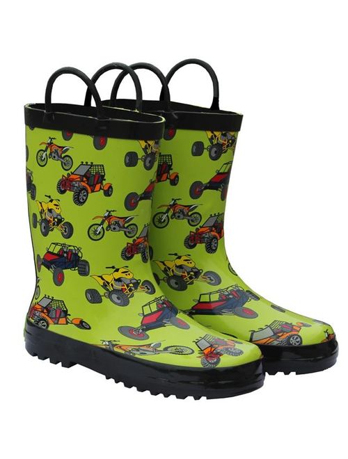 Foxfire FOX-600-36-11 Childrens Green Sand Toys Rain Boot - Size 11