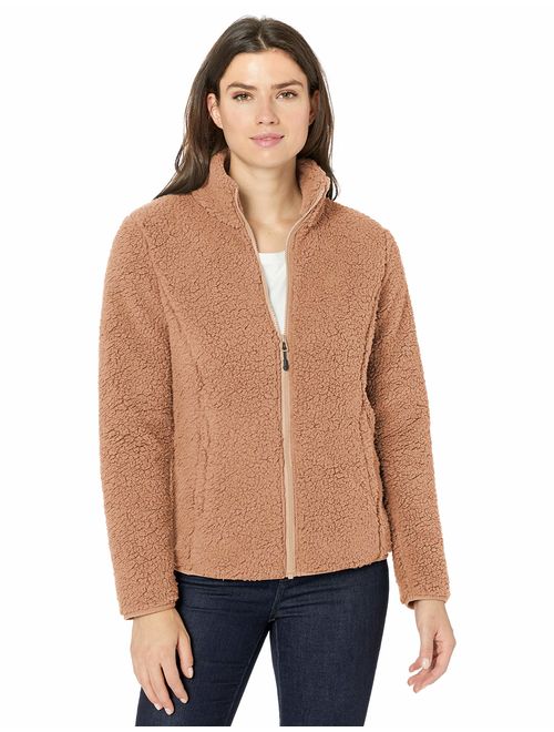 Amazon Essentials Women's Polar Fleece Lined Sherpa Full-Zip Jacket