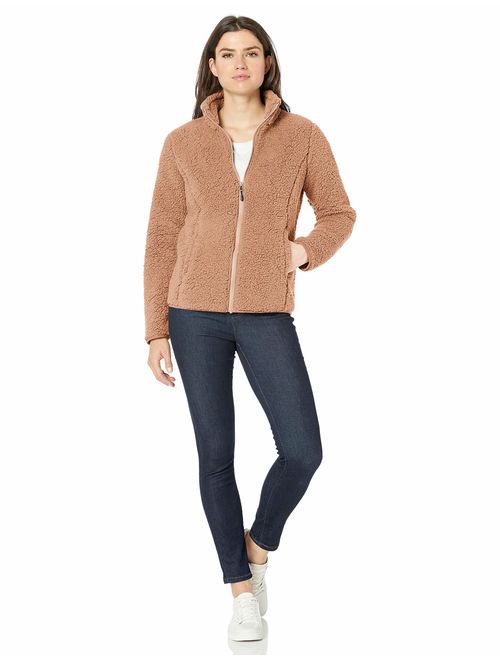 Amazon Essentials Women's Polar Fleece Lined Sherpa Full-Zip Jacket