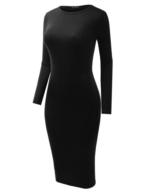 Women's Slim Fit Sandwich Dress Made in USA