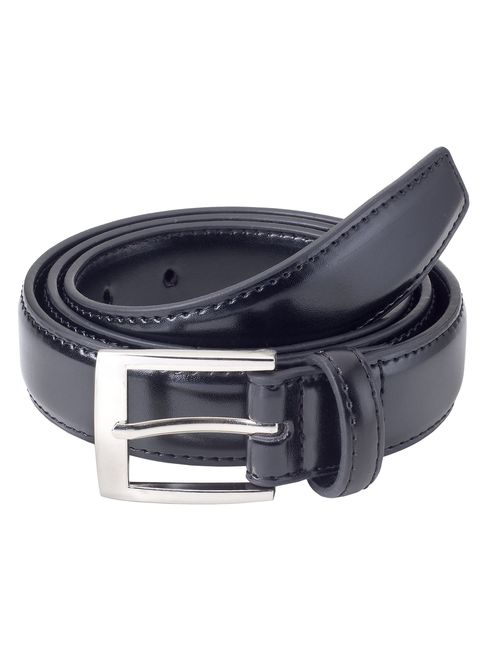 Belts for Men Mens Belt Buckle Genuine Leather Stitched Uniform Dress Belt