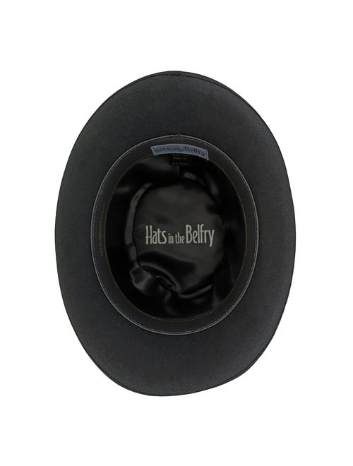 Mens Top Hat Satin Lined Topper by Belfry 100% Wool in Black Grey Navy Pearl