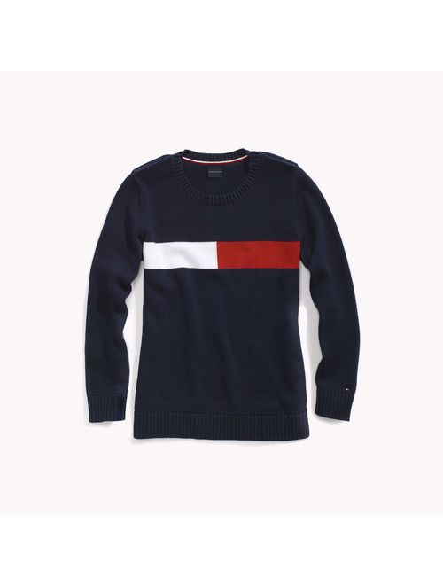 Tommy Hilfiger Women's Adaptive Sweater with Magnetic Buttons at Shoulders