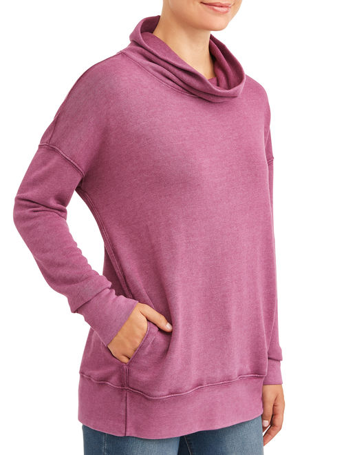 Time and Tru Women's Cowl Neck Tunic