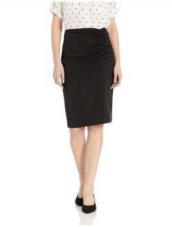 Women's Ruched Skirt with Tie