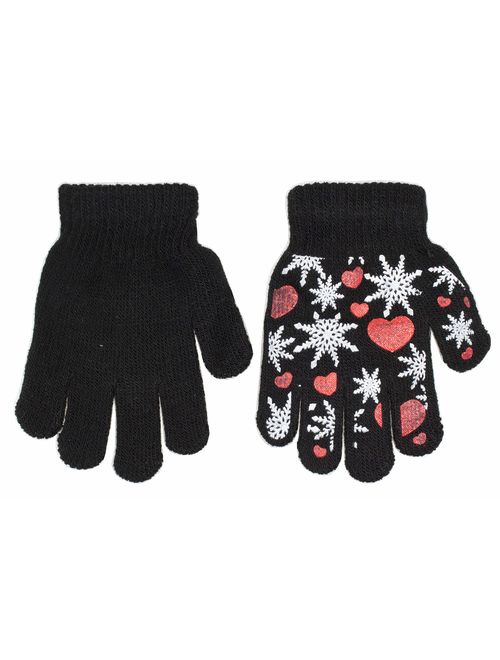 Gelante Toddler/Children Winter Knitted Magic Gloves Wholesale Lot 6-12 Pairs