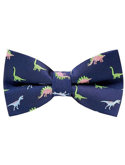 Carahere Little Boy's Handmade Pre-Tied Patterned Bow Ties For Kids