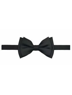 Johnnie Lene Boys Solid Satin Long Tie From Baby to Teen 