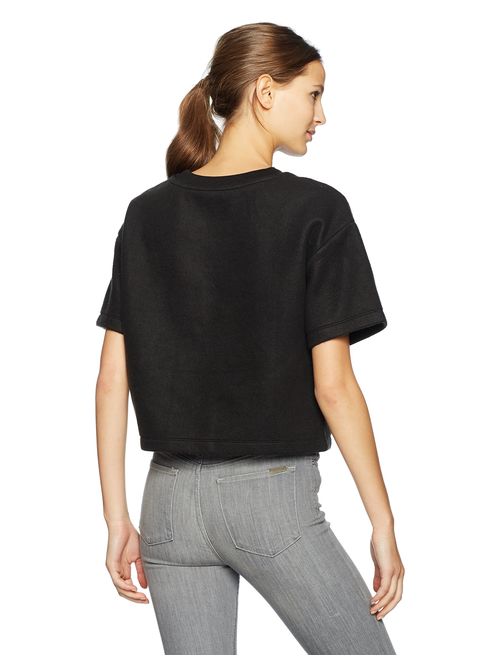 Calvin Klein Jeans Women's Women's Short Sleeve Sweatshirt Monogram Logo