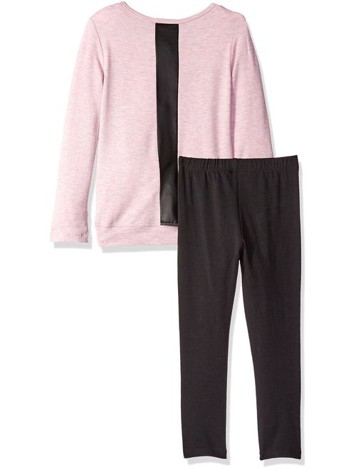 Juicy Couture Girls' High-Low French Terry Tunic and Pant Set