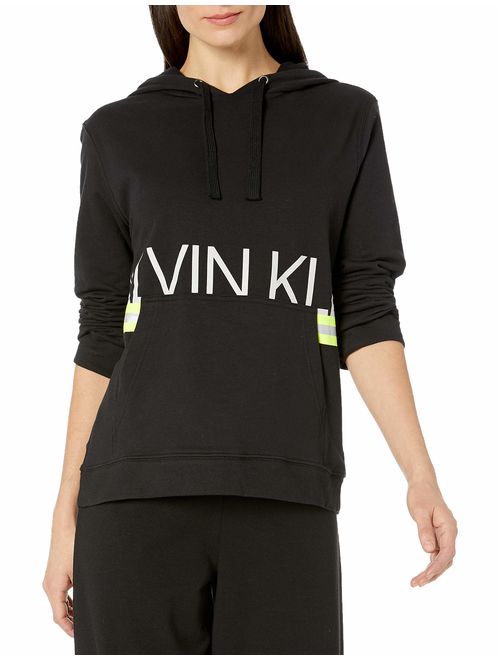 Calvin Klein Women's Neon Long Sleeve Hoodie