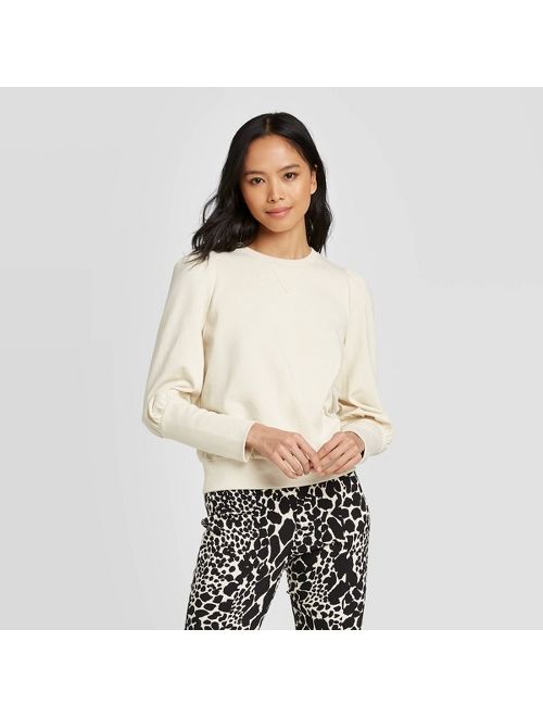 Women's Crewneck Edwardrian Sweatshirt - Who What Wear